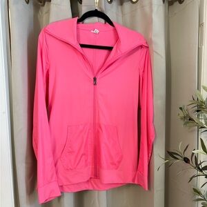 Under Armor Pink Full-Zip light runners Jacket